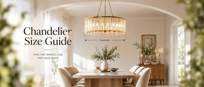How to Choose the Right Chandelier Size for Any Room